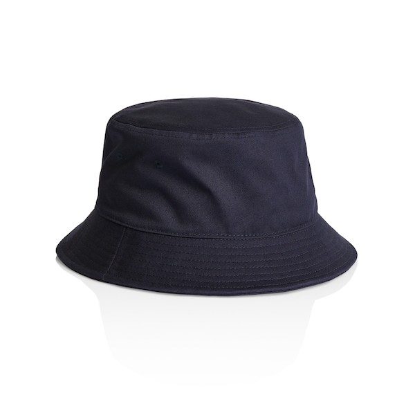 navy blue cotton bucket hat