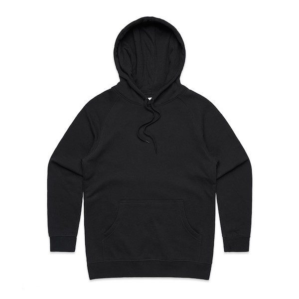 black cotton hoodie